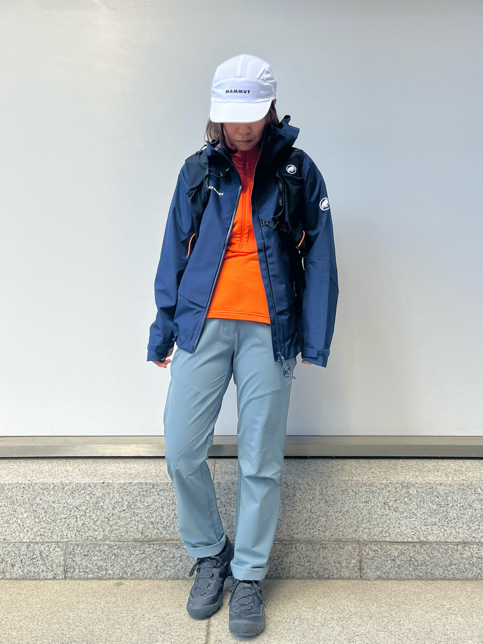 雪が溶けてきた低山にそろそろ行こうかな、という日のコーディネート asa