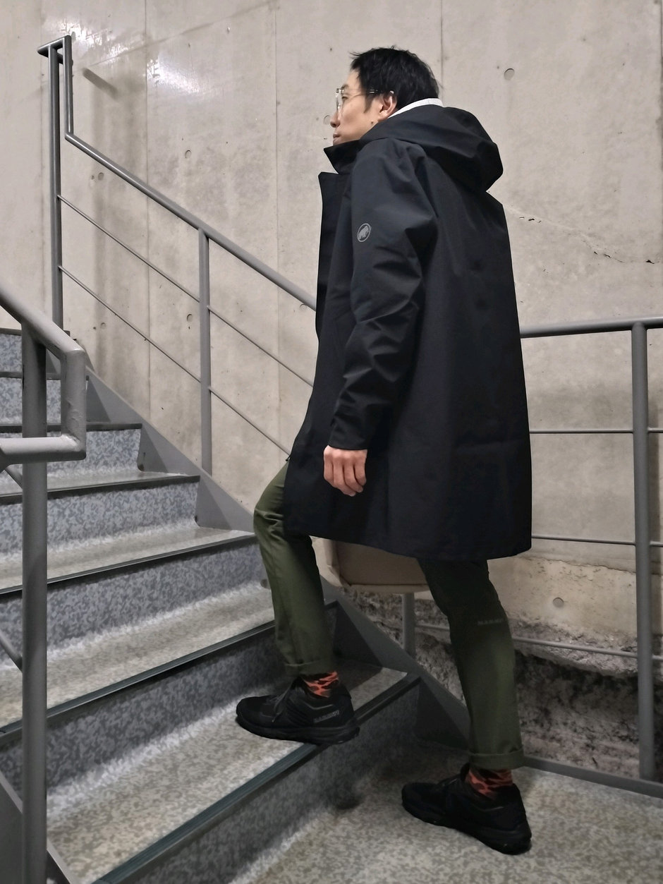 雨の日もバッチリ！ まえちゃん