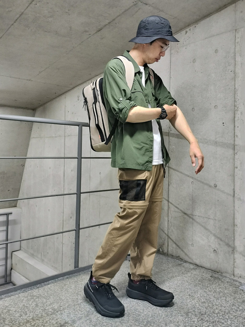 サラッとシャツを羽織って。 まえちゃん