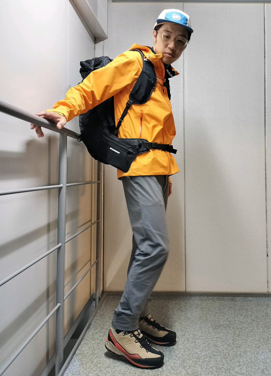 アルプス縦走(小屋泊)イメージコーデ まえちゃん