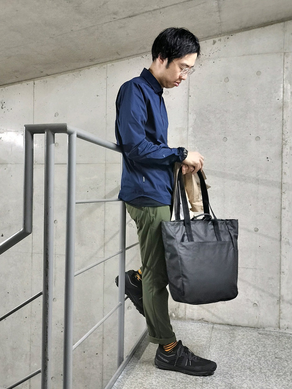 定番パンツをアーバンに着る まえちゃん