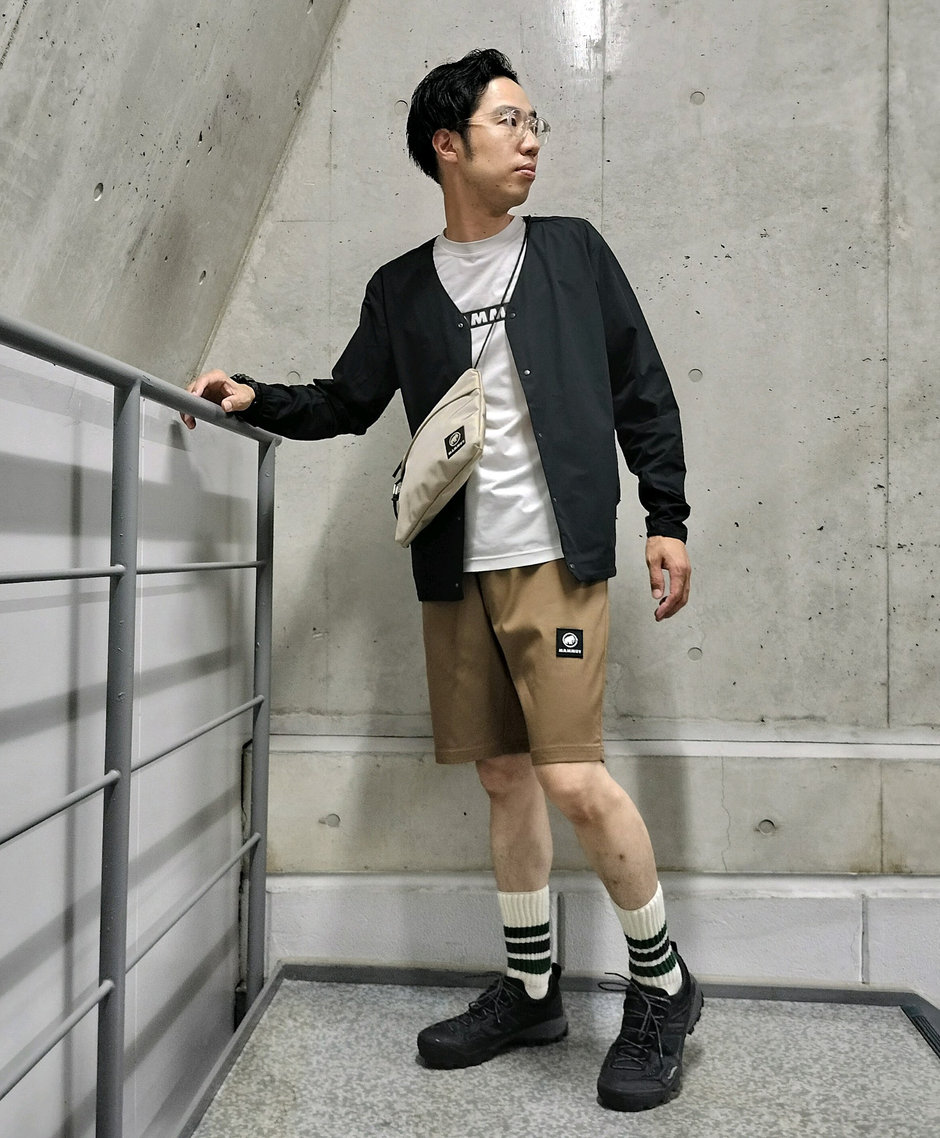 カーディガン+ショートパンツ まえちゃん