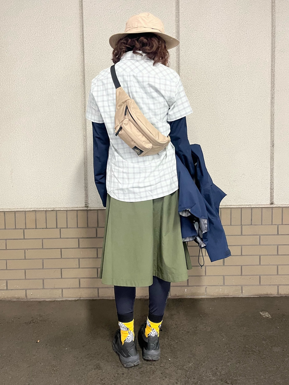 キャンプもスカートで楽しんじゃお☆ asa