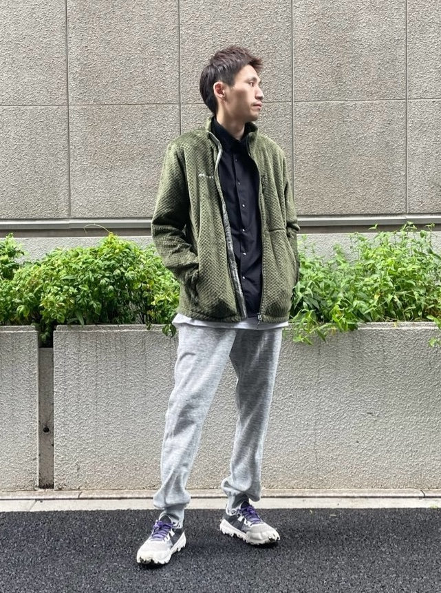 1着あれば万能フリースコーデ たっつん♪