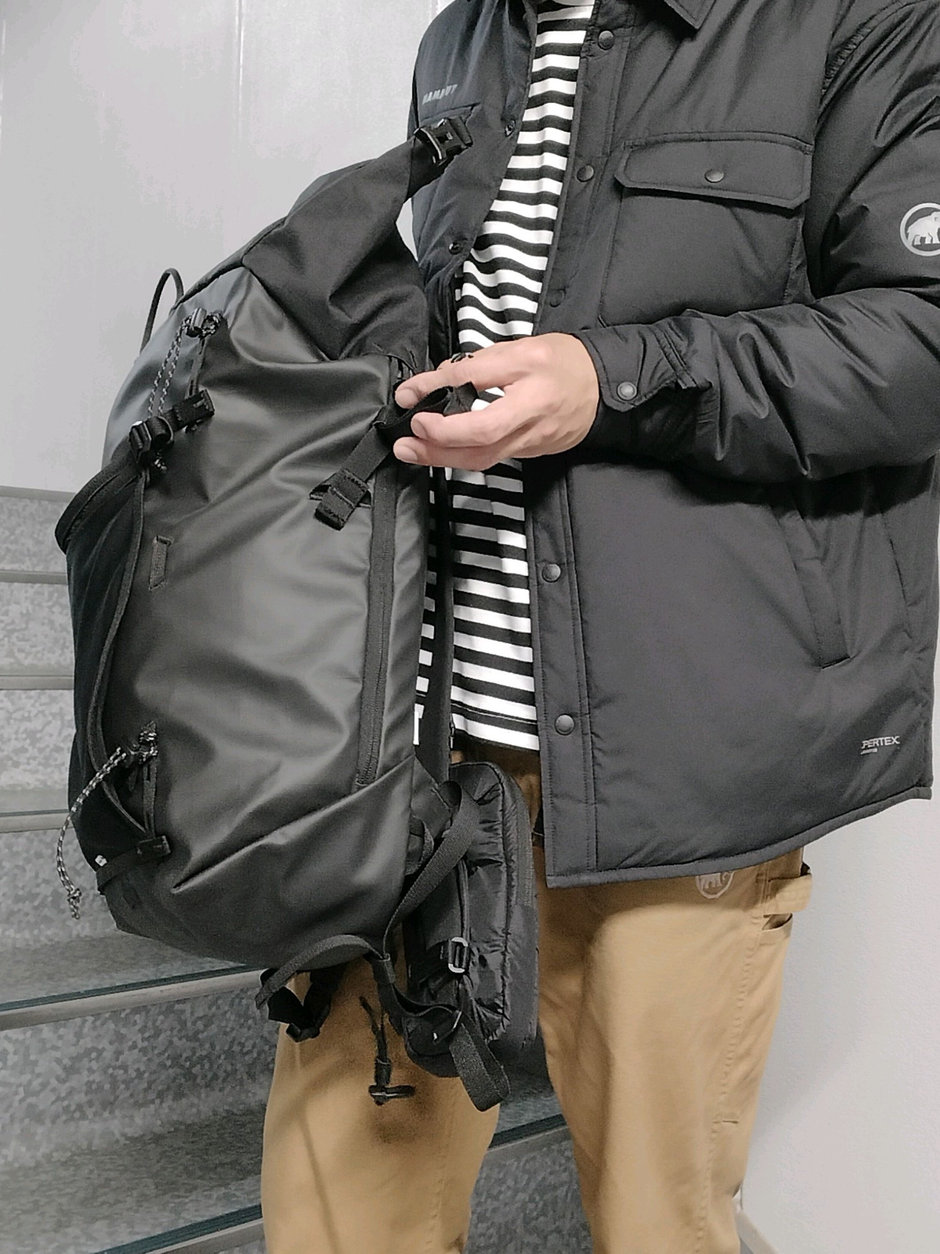 ライトアウターでもレイヤリングにもOK まえちゃん