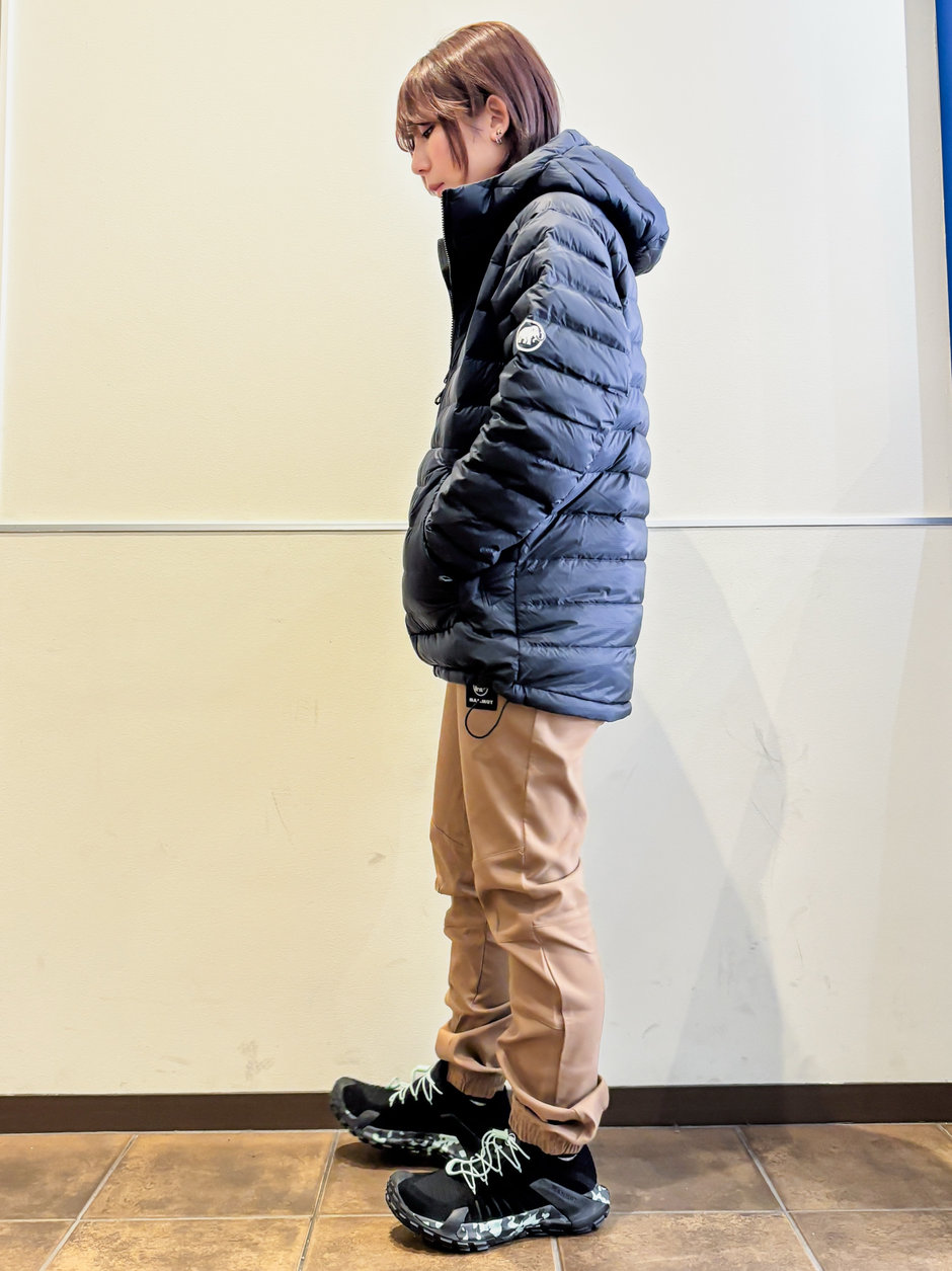 ハーフジップダウン ほの