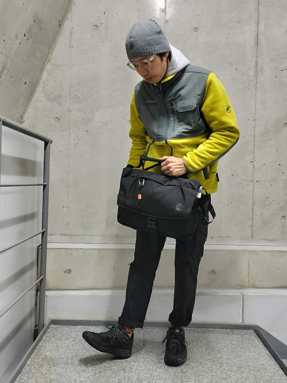 パーカー+フリースコーデ まえちゃん