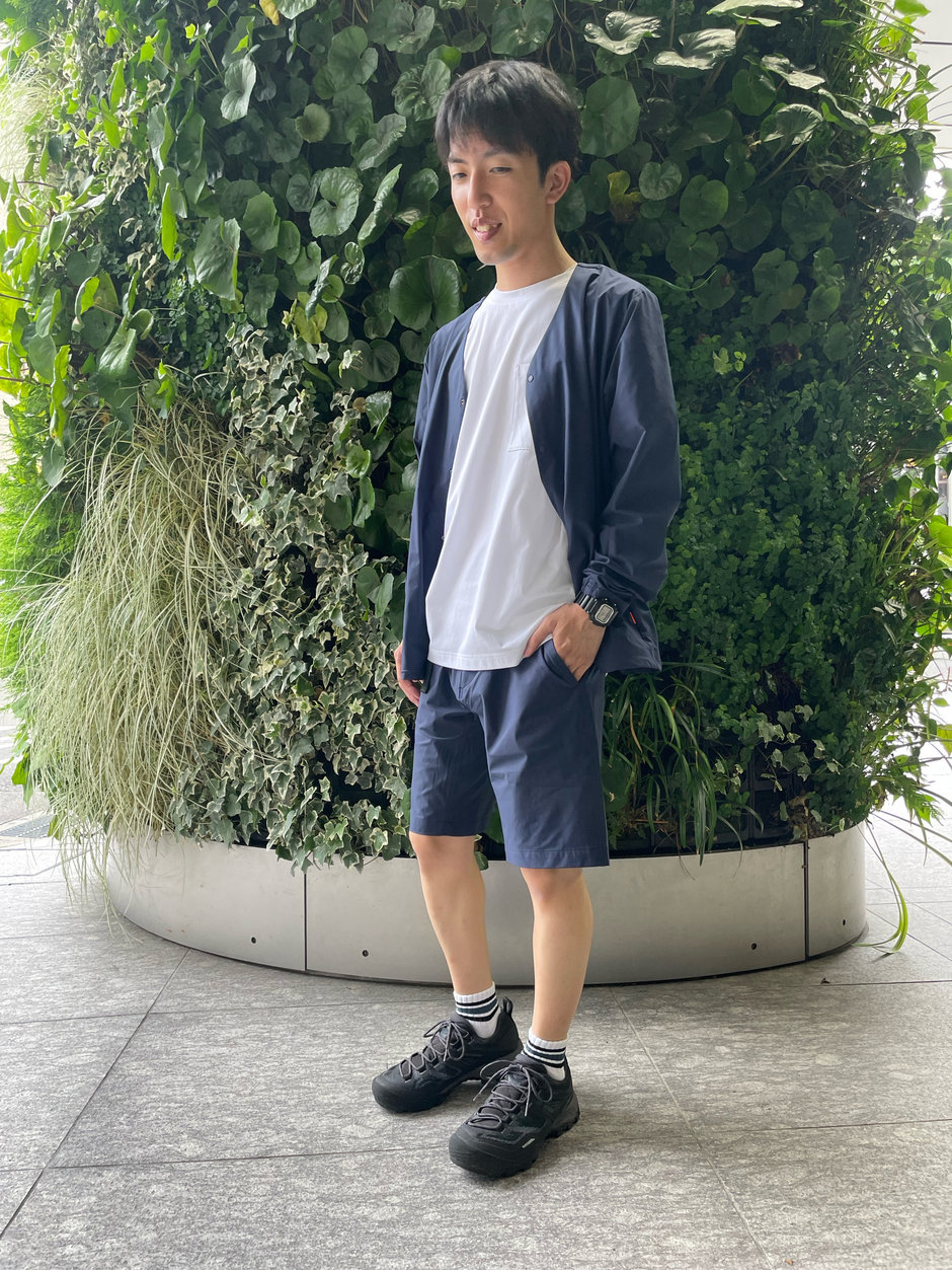 シンプルネイビーコーデ Kawamura