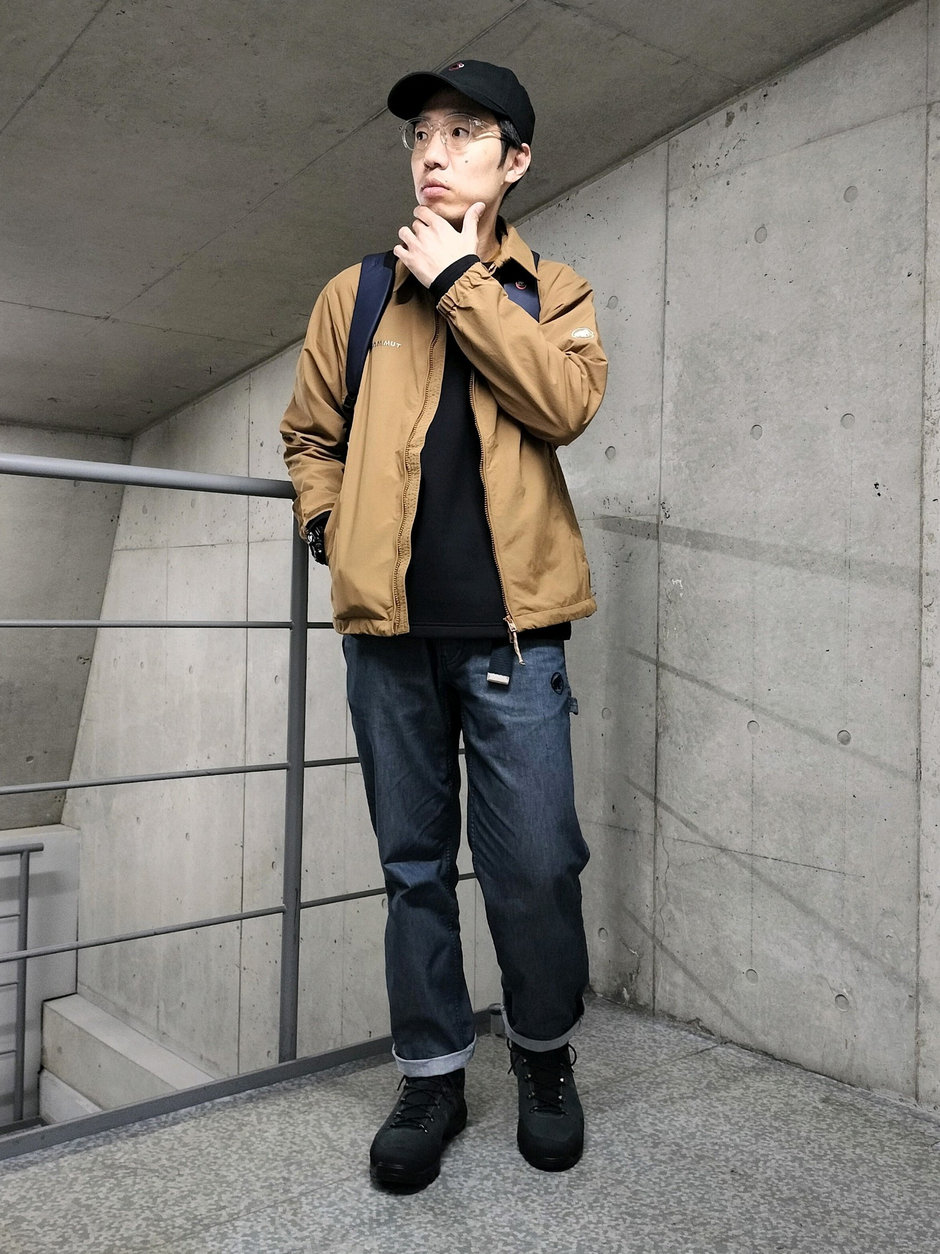 ライトなアウター、スウィングトップジャケット まえちゃん