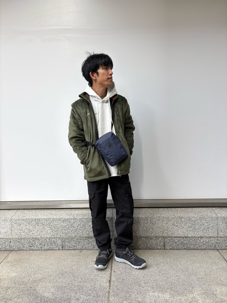 ハイロフトフリース×フーディ Kawamura