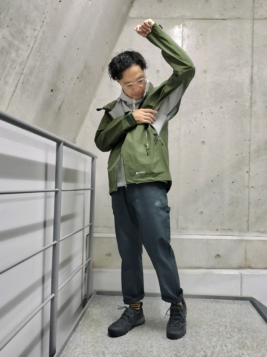 ハードシェル+パーカー まえちゃん