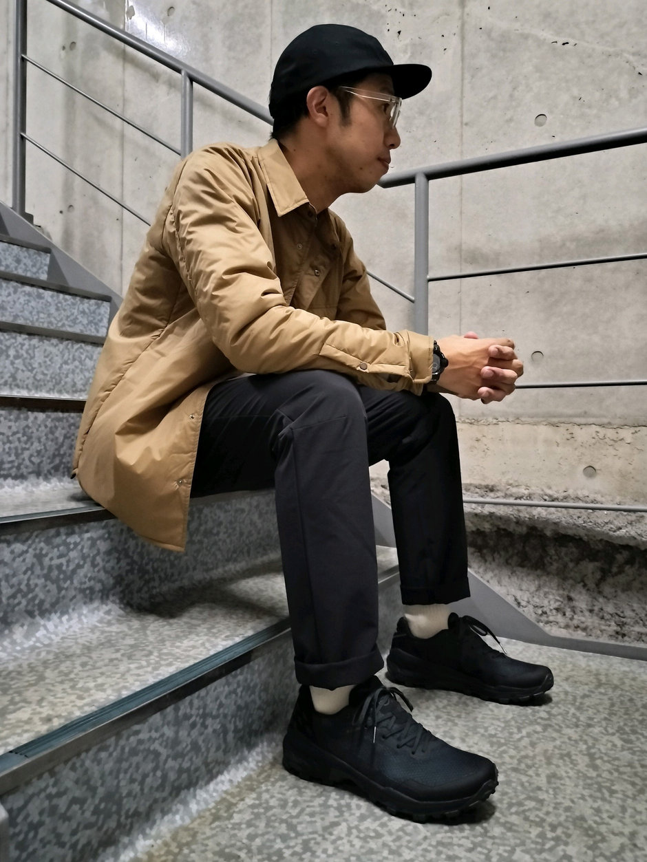 インサレーションシャツコーデ まえちゃん