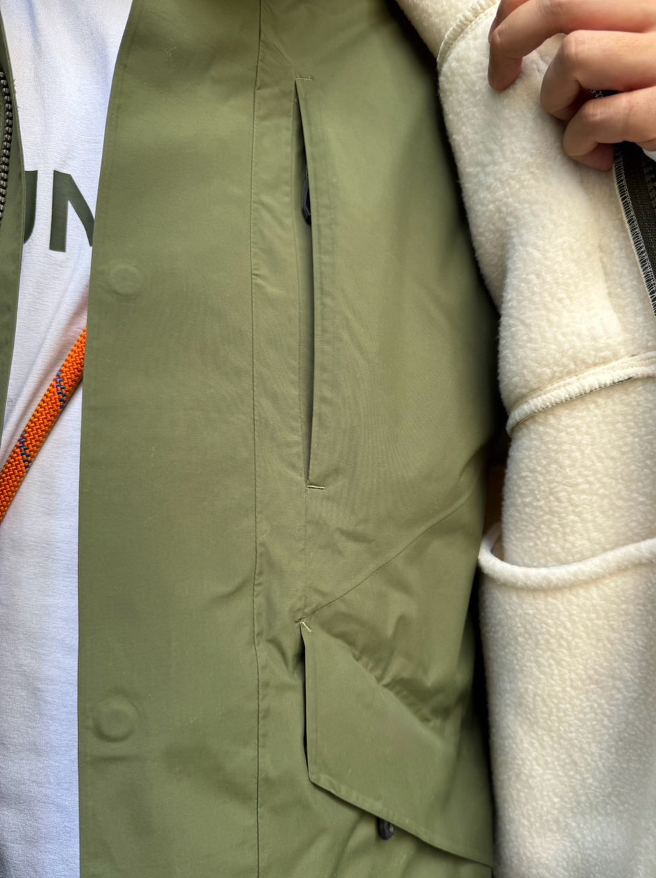 ダウンコート×フリースコーデ moga