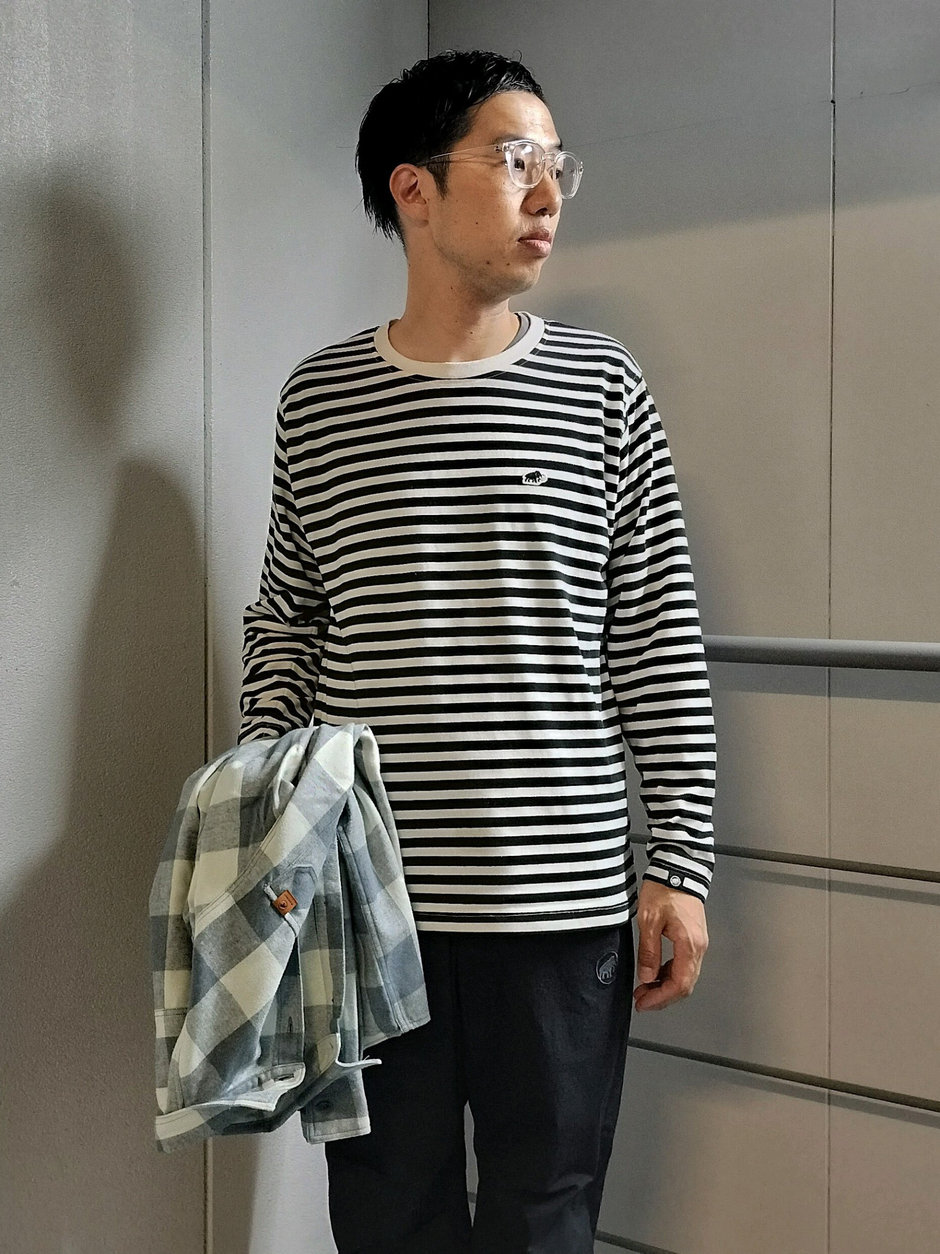 チェック×ボーダーの相性が疑問な方へ まえちゃん
