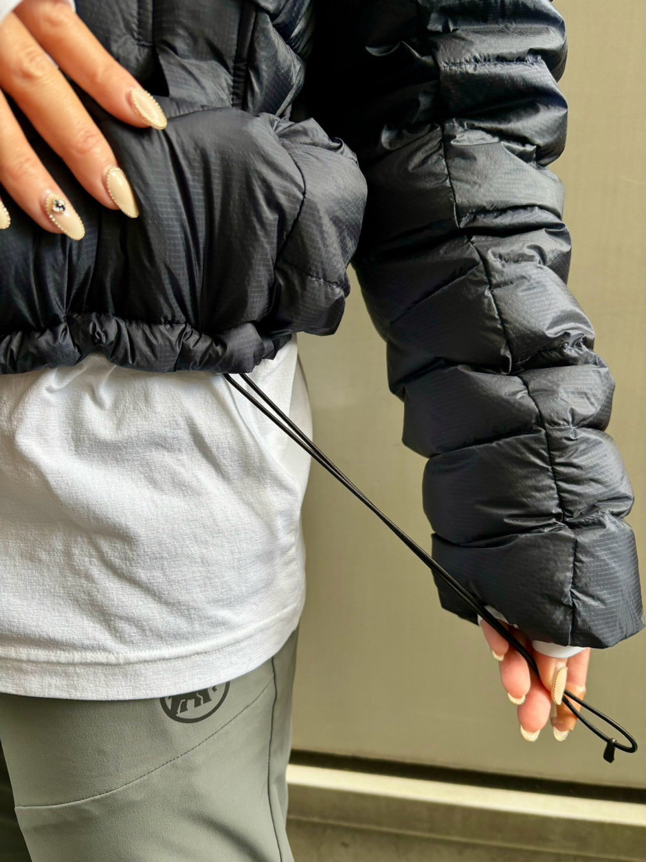 ハーフジップダウン aki