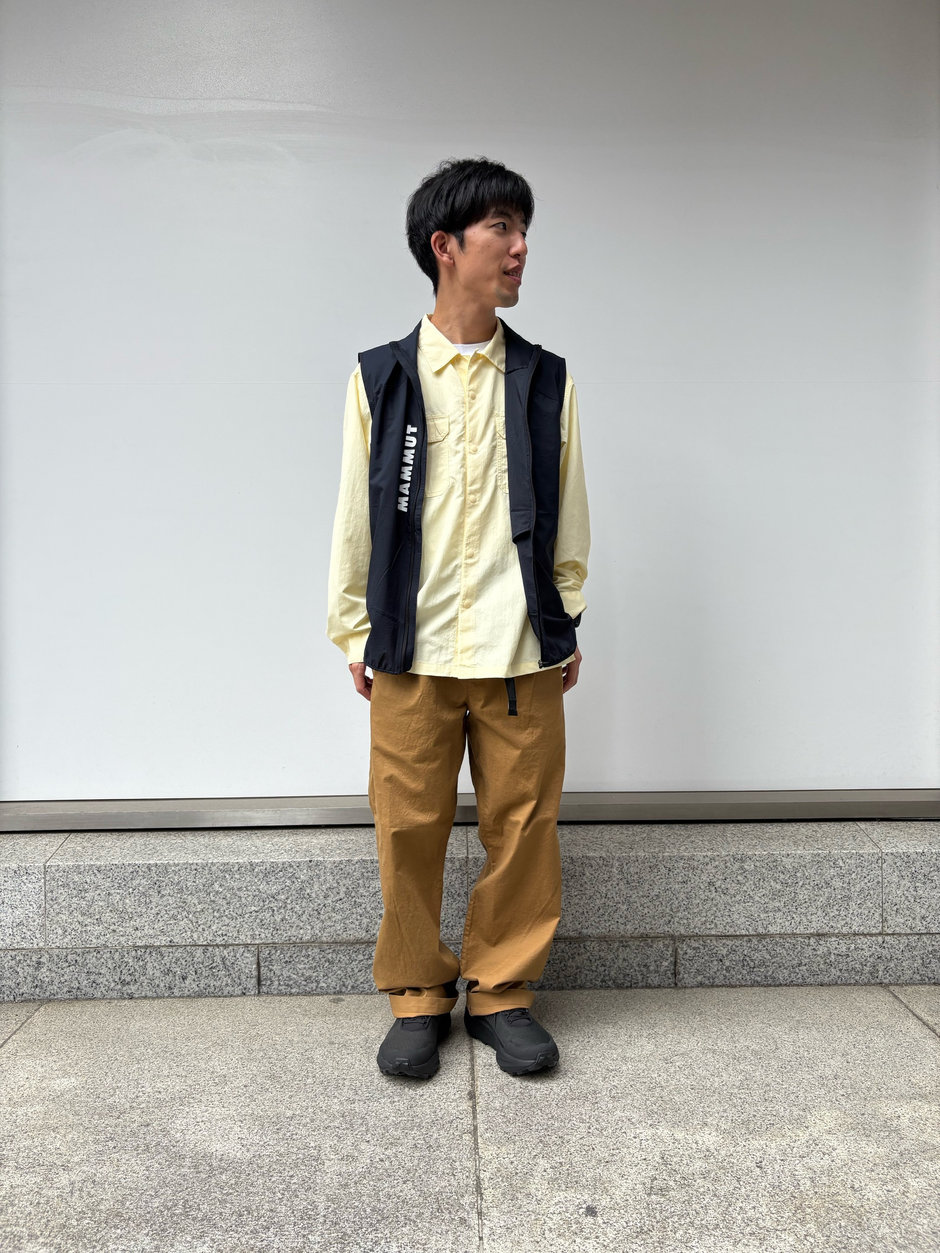 シャツ×ベスト コーデ Kawamura