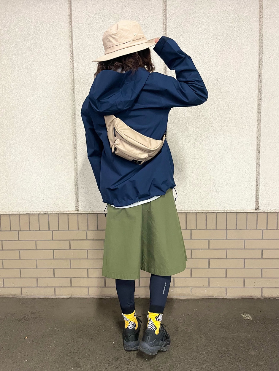 キャンプもスカートで楽しんじゃお☆ asa