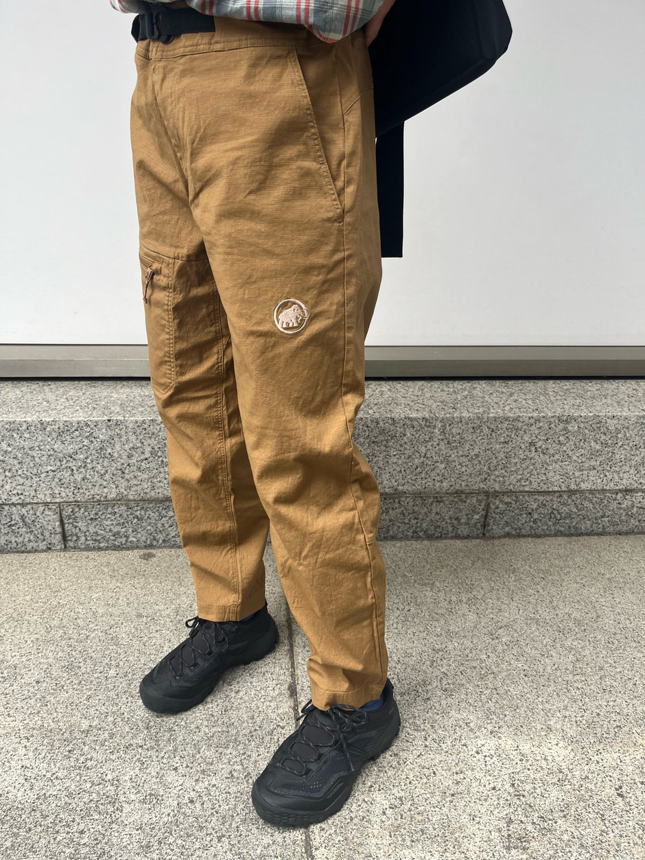 チェックシャツとキャメルパンツの日 asa