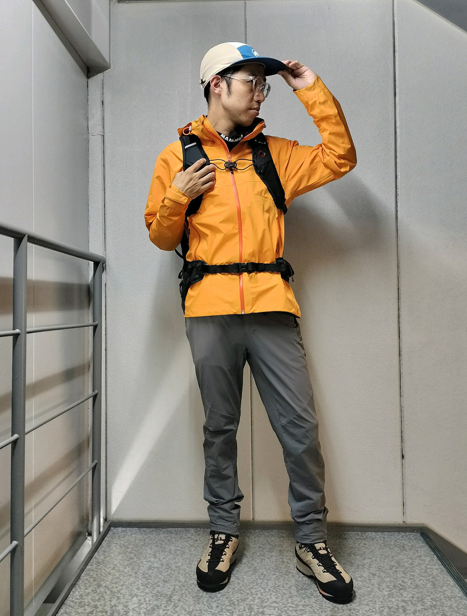 アルプス縦走(小屋泊)イメージコーデ まえちゃん