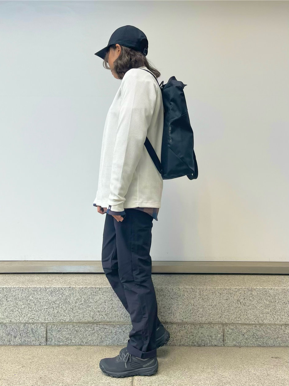 ワッフル×ネルシャツ asa