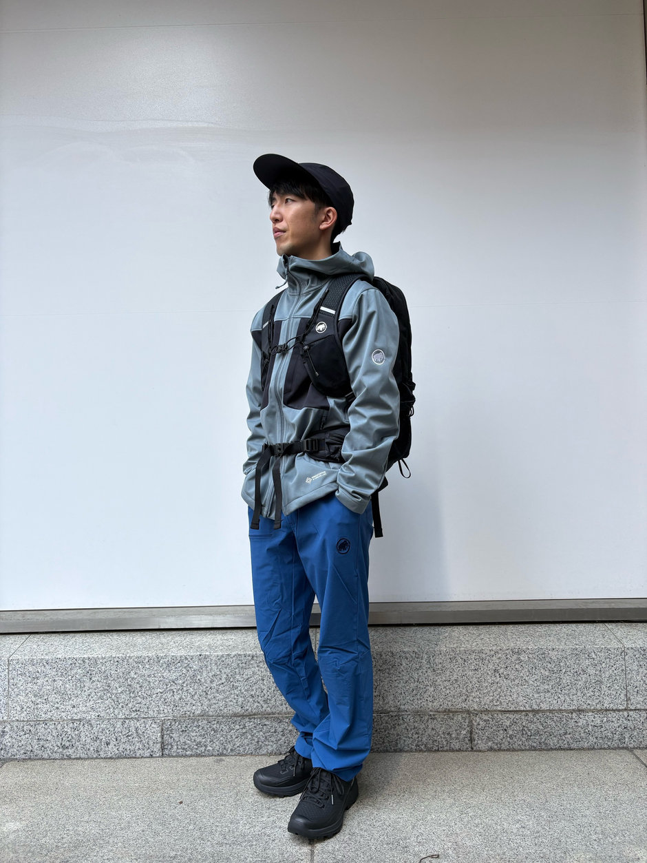 春山トレッキングコーデ Kawamura