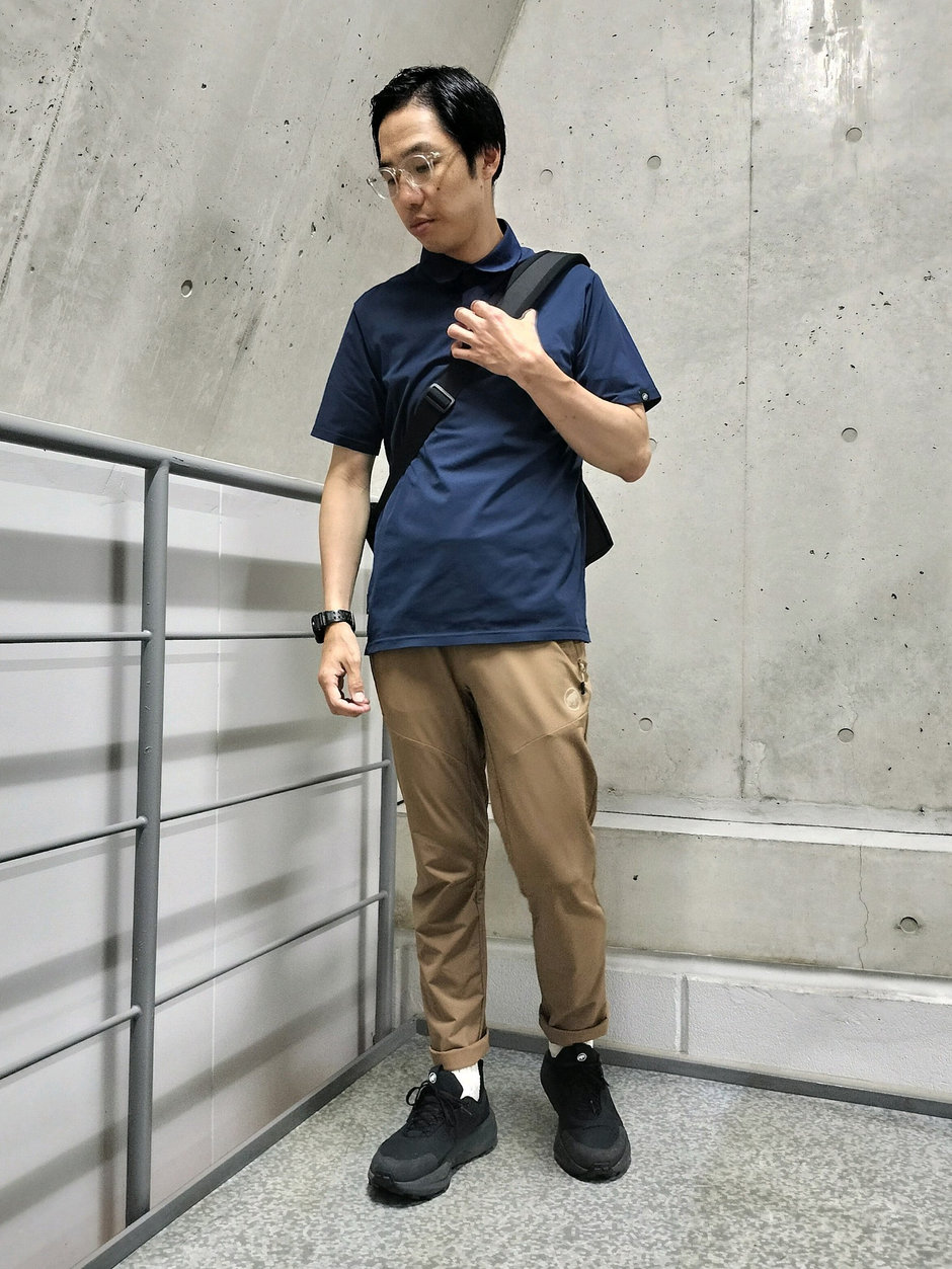 スッキリ、シンプルコーデ まえちゃん