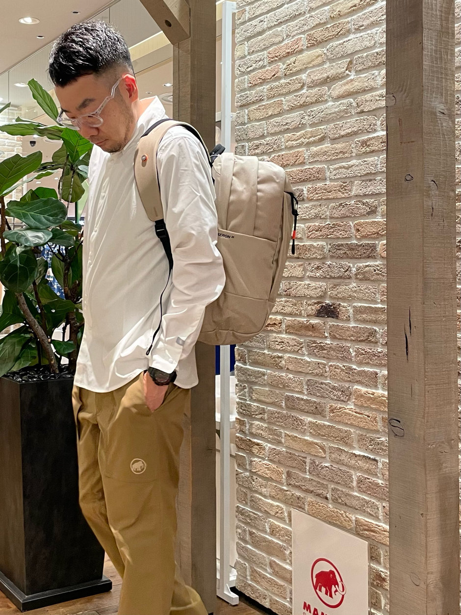 25リットルのバックパックで E!KAWA