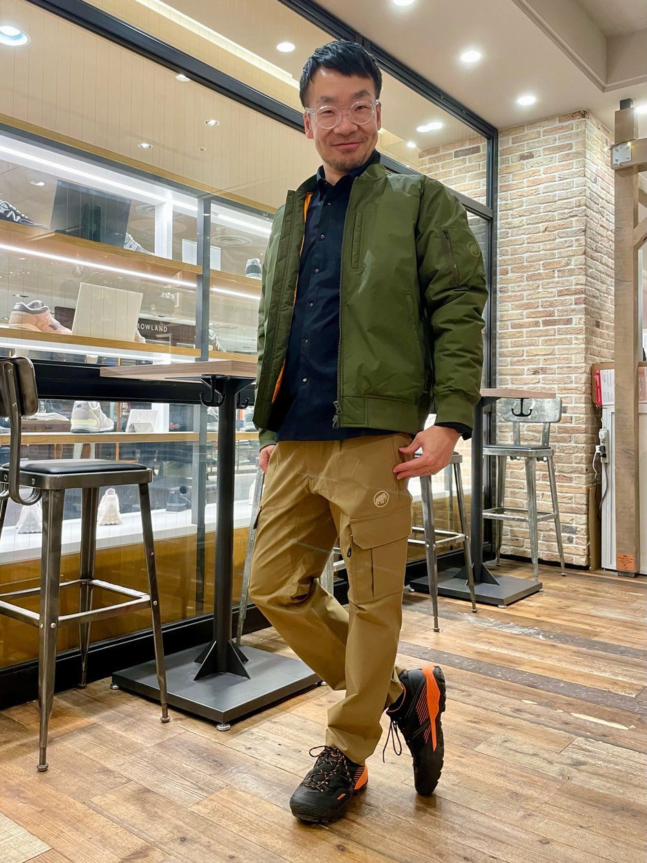 MAMMUT 流、冬のMA -1 E!KAWA