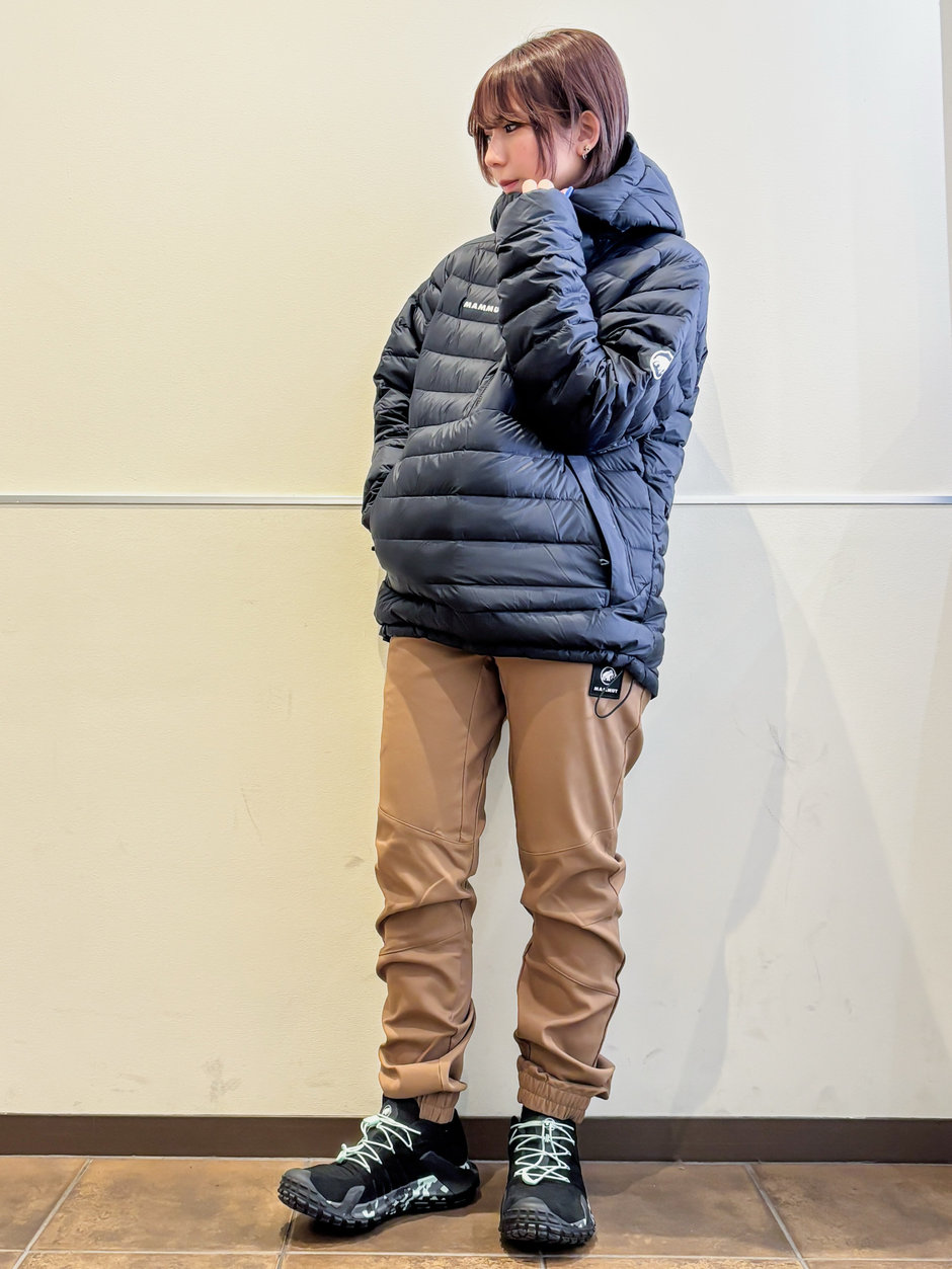 ハーフジップダウン ほの