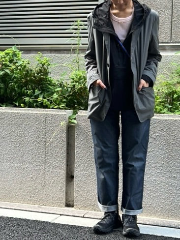 アノラックコーデ ニシハラマキ