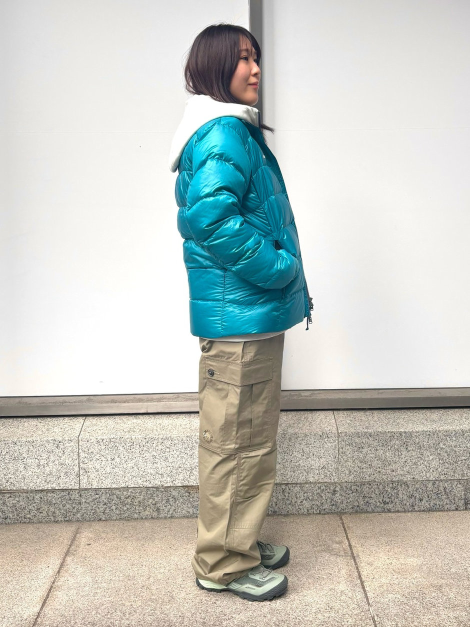 便利なフードレスダウン aki