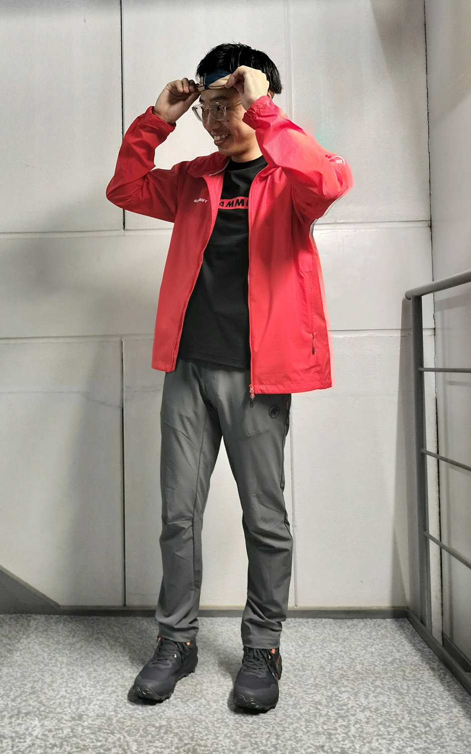 ご近所ハイキングコーデ まえちゃん