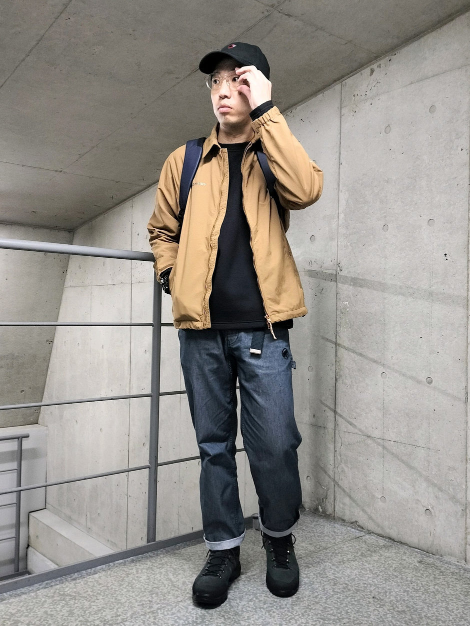 ライトなアウター、スウィングトップジャケット まえちゃん