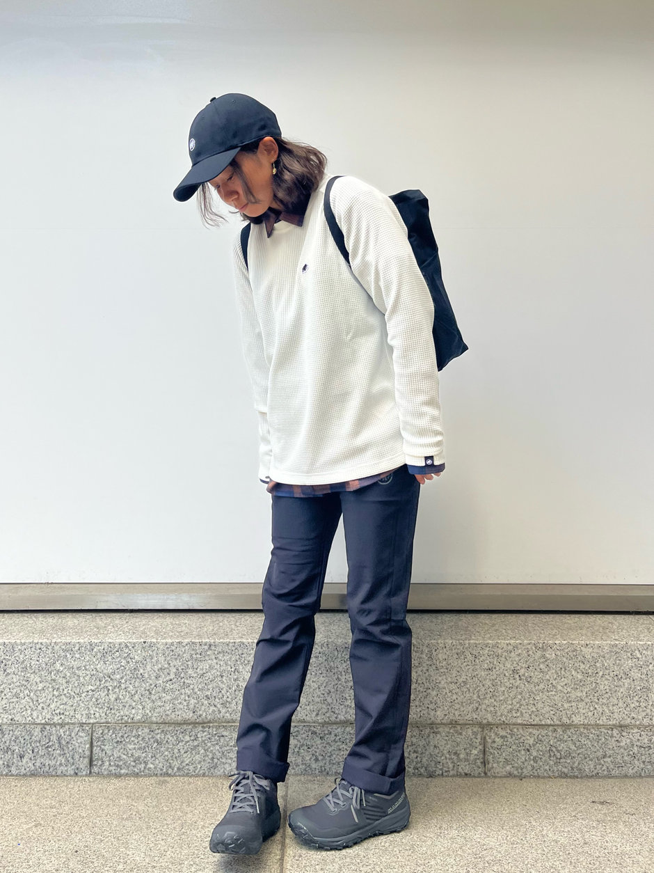 ワッフル×ネルシャツ asa