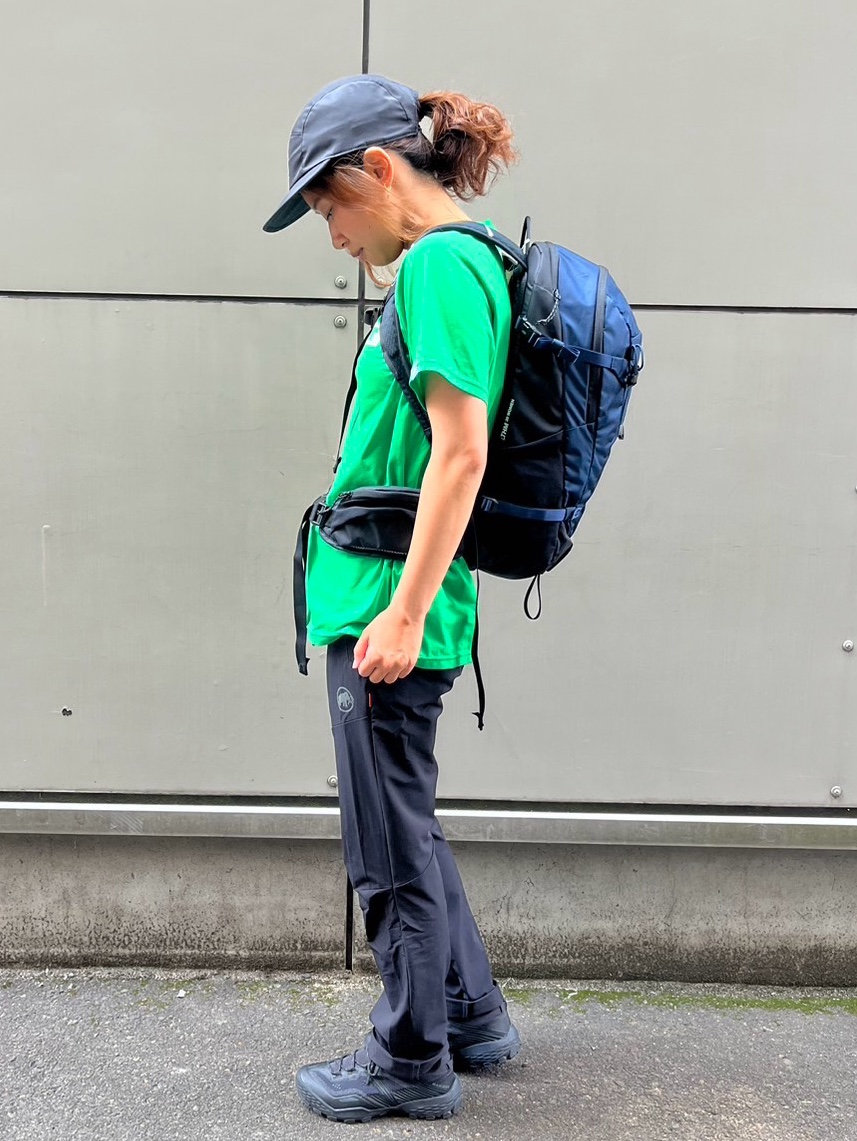 リアル登山コーデ asa