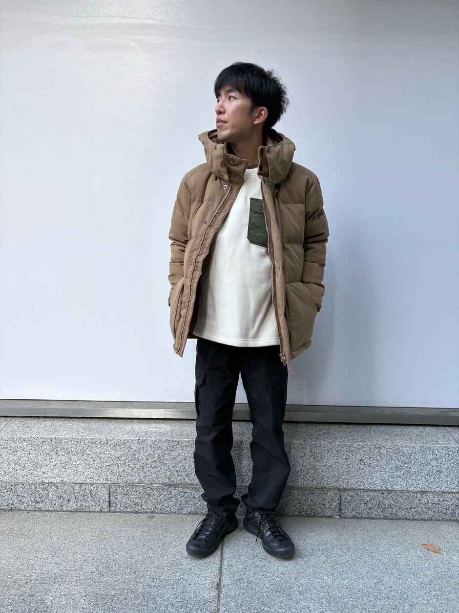 東北の冬は寒いのでフリース in ダウンで！ Kawamura