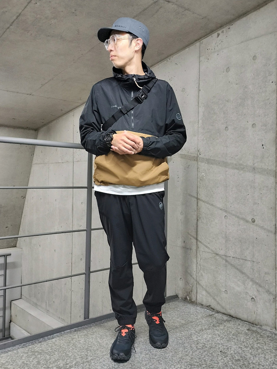 アノラックをスポーティに着る まえちゃん