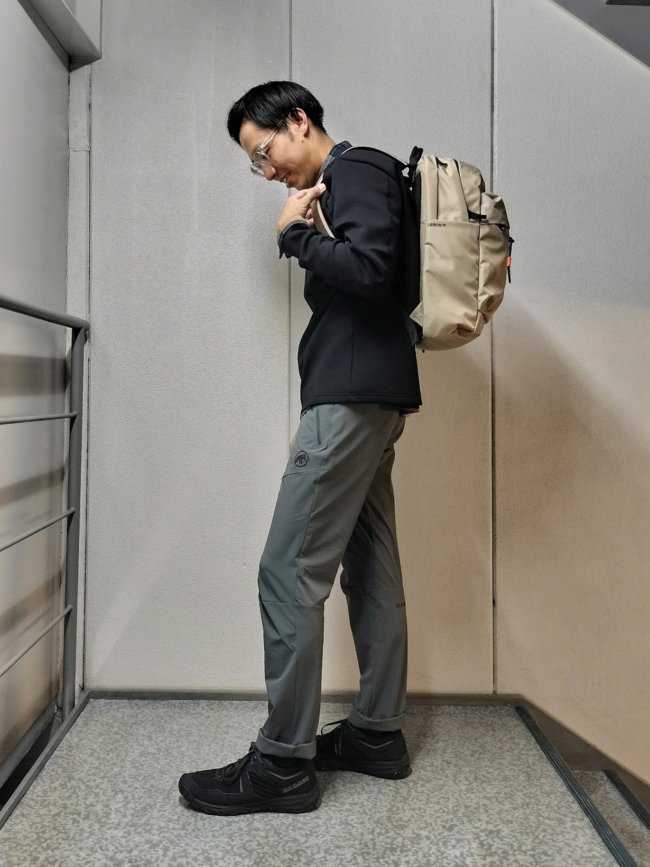 クルーネックスウェット+シャツ まえちゃん