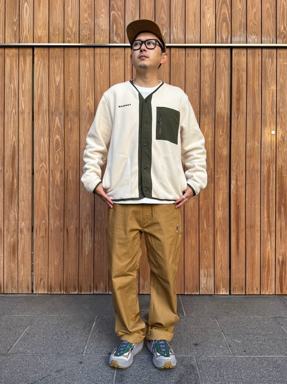 新作フリースコーデ moga