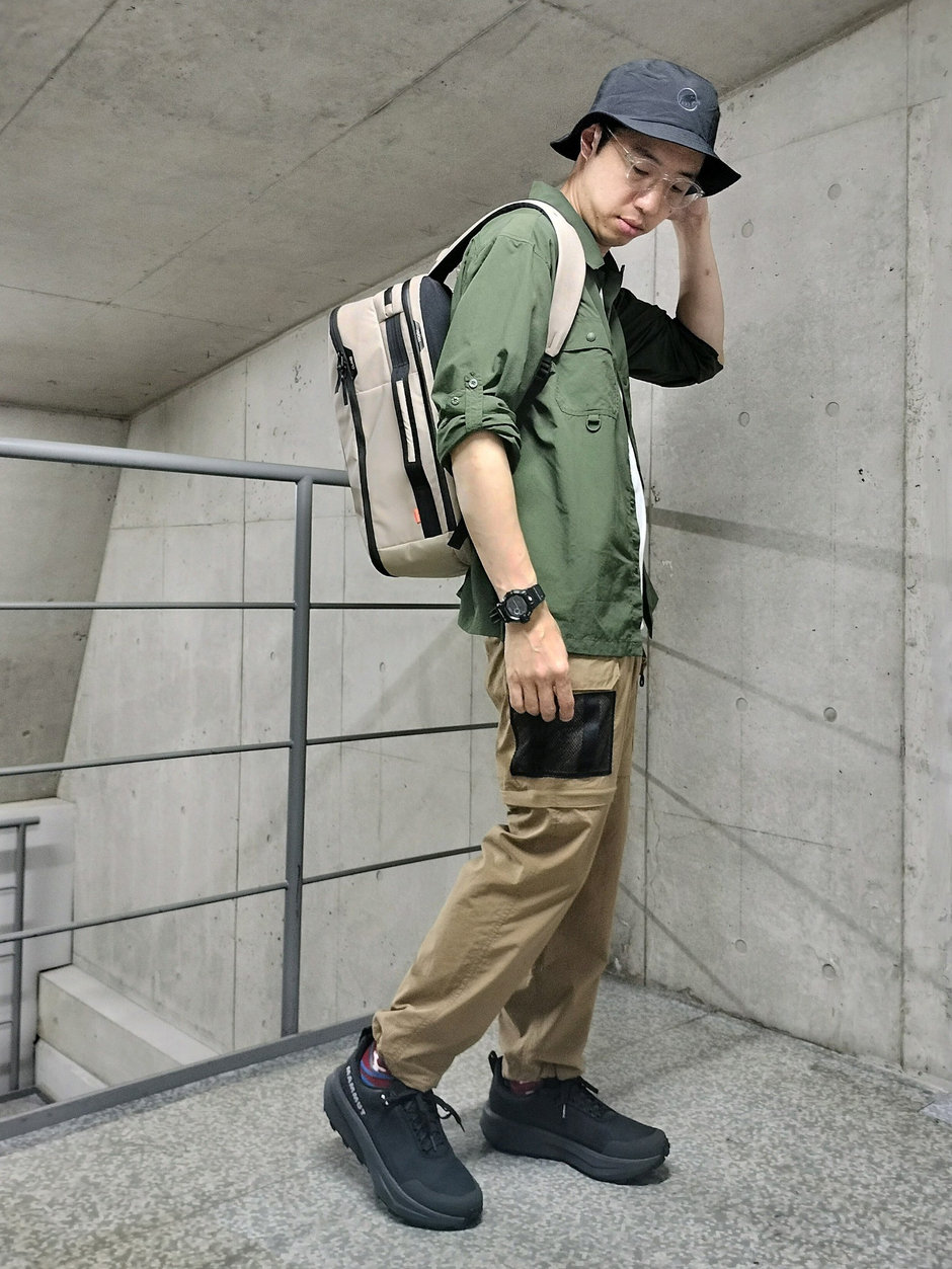 サラッとシャツを羽織って。 まえちゃん