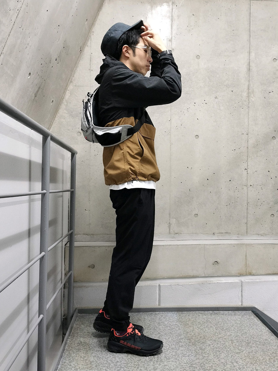 アノラックをスポーティに着る まえちゃん