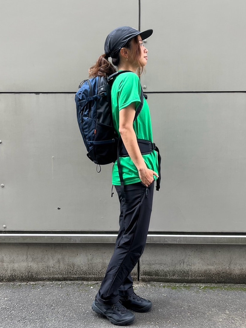 リアル登山コーデ asa