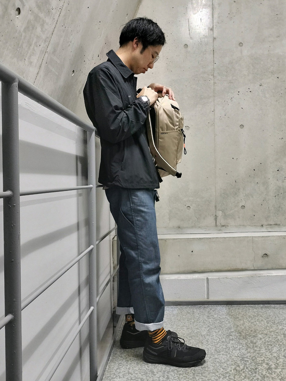 春らしいライトアウターコーデ まえちゃん