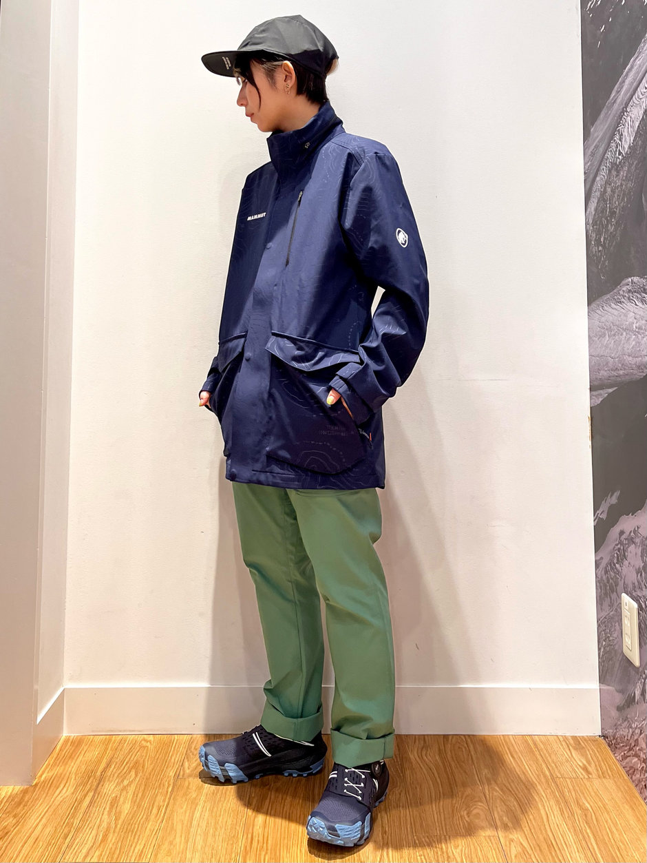 等高線柄がかっこいいソフトシェル ほの