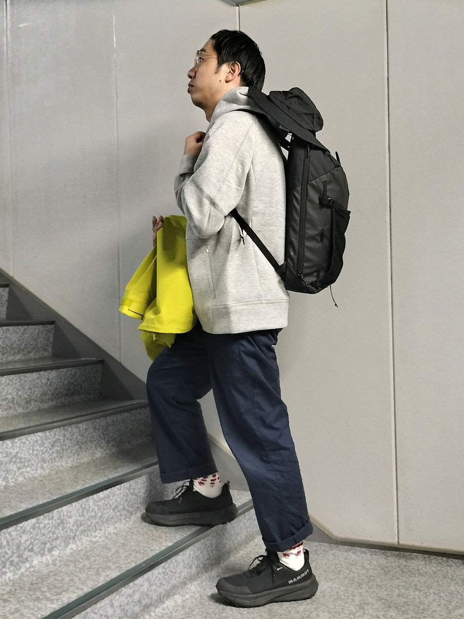 山で着られるなら街でも まえちゃん