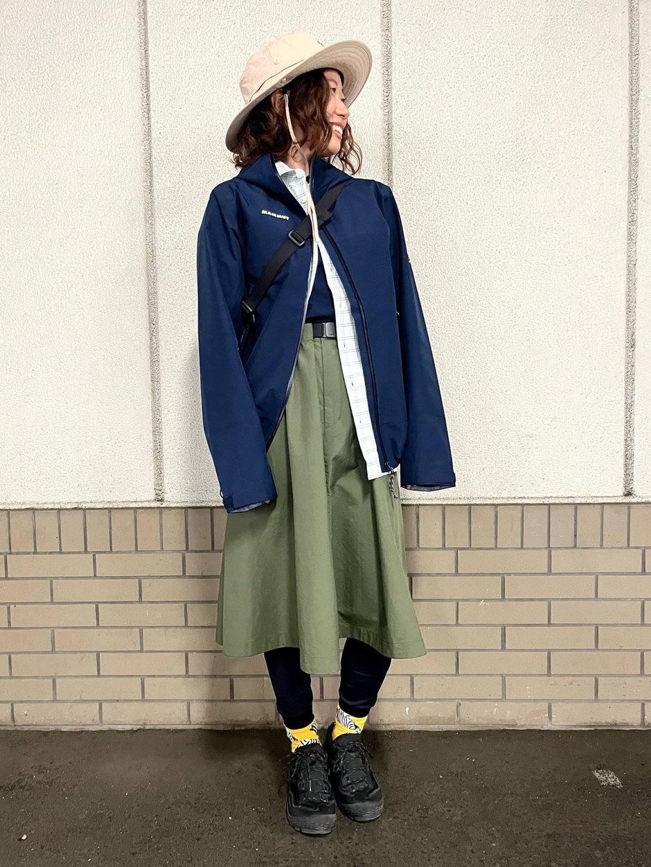 キャンプもスカートで楽しんじゃお☆ asa