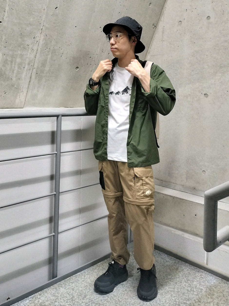 サラッとシャツを羽織って。 まえちゃん