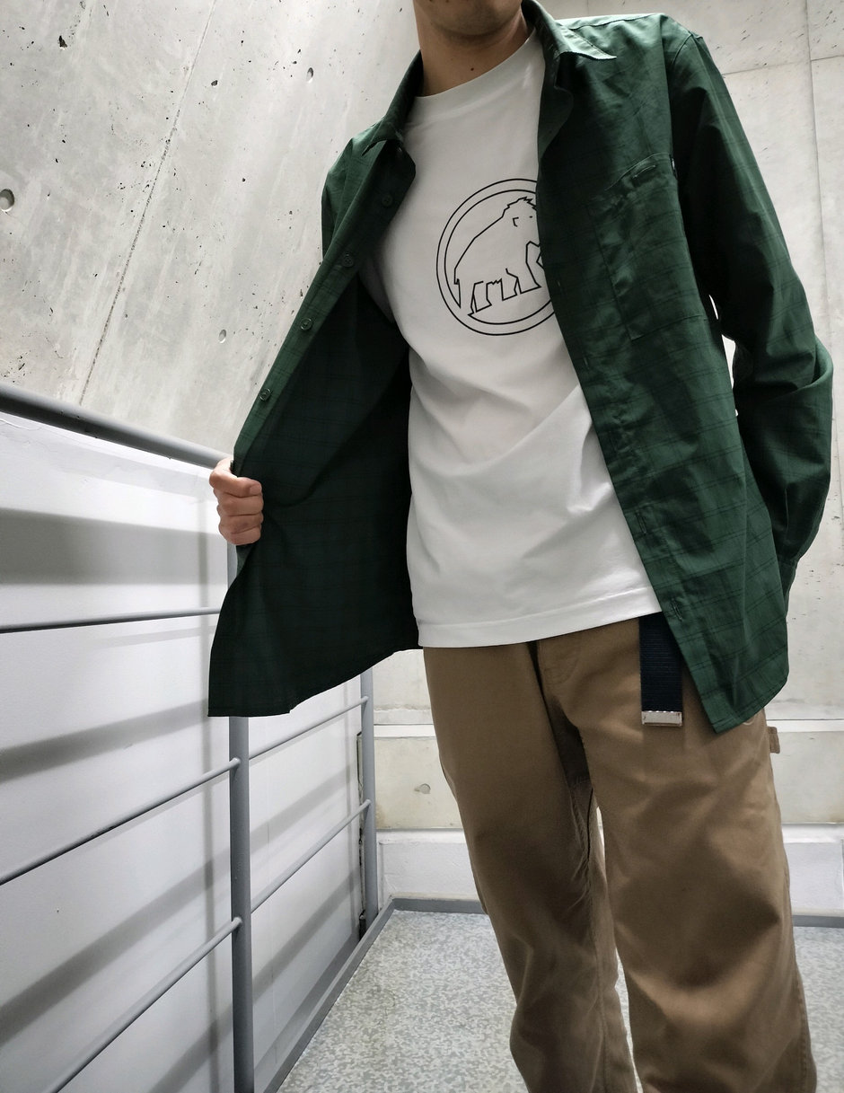 定番のシャツコーデ まえちゃん