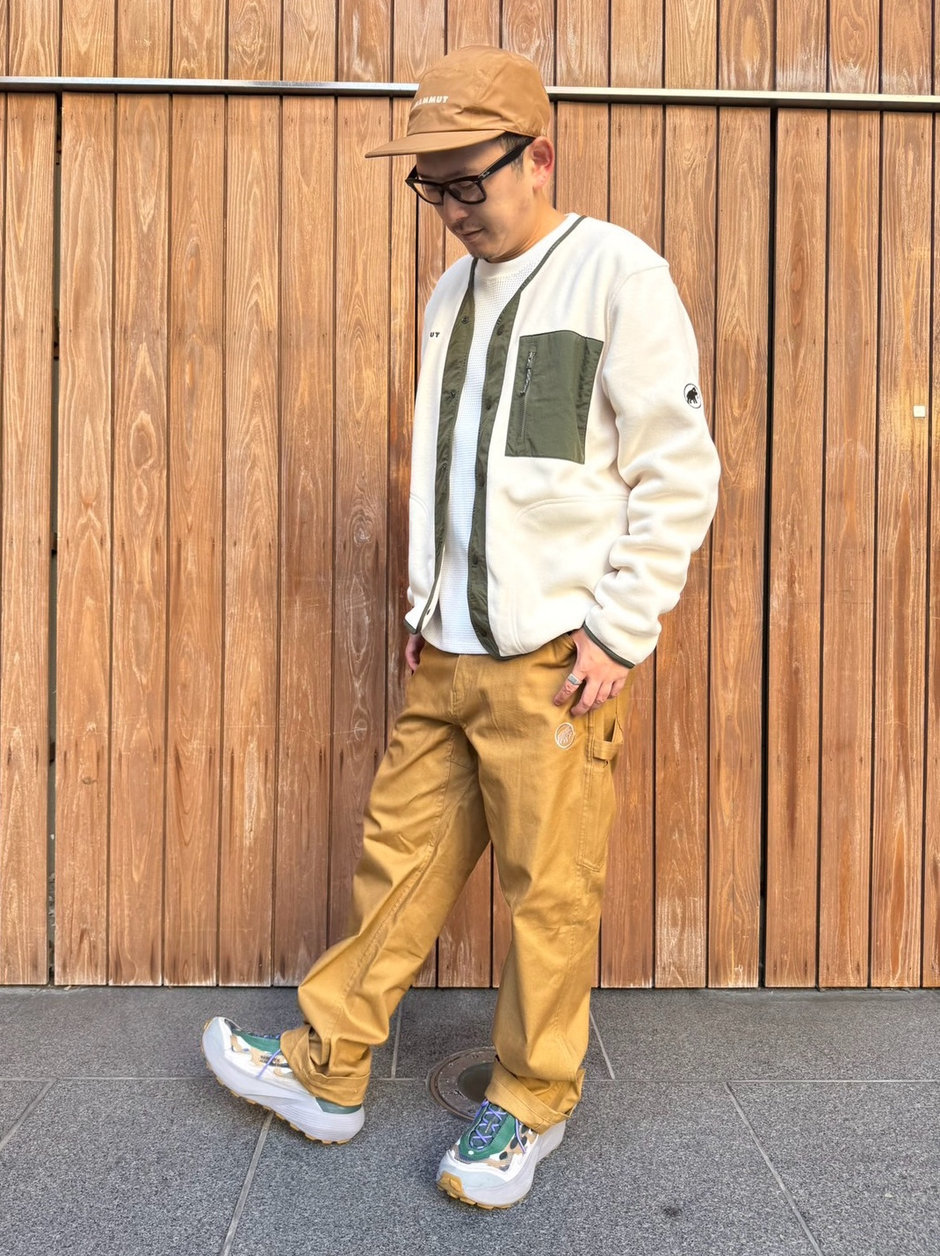 新作フリースコーデ moga