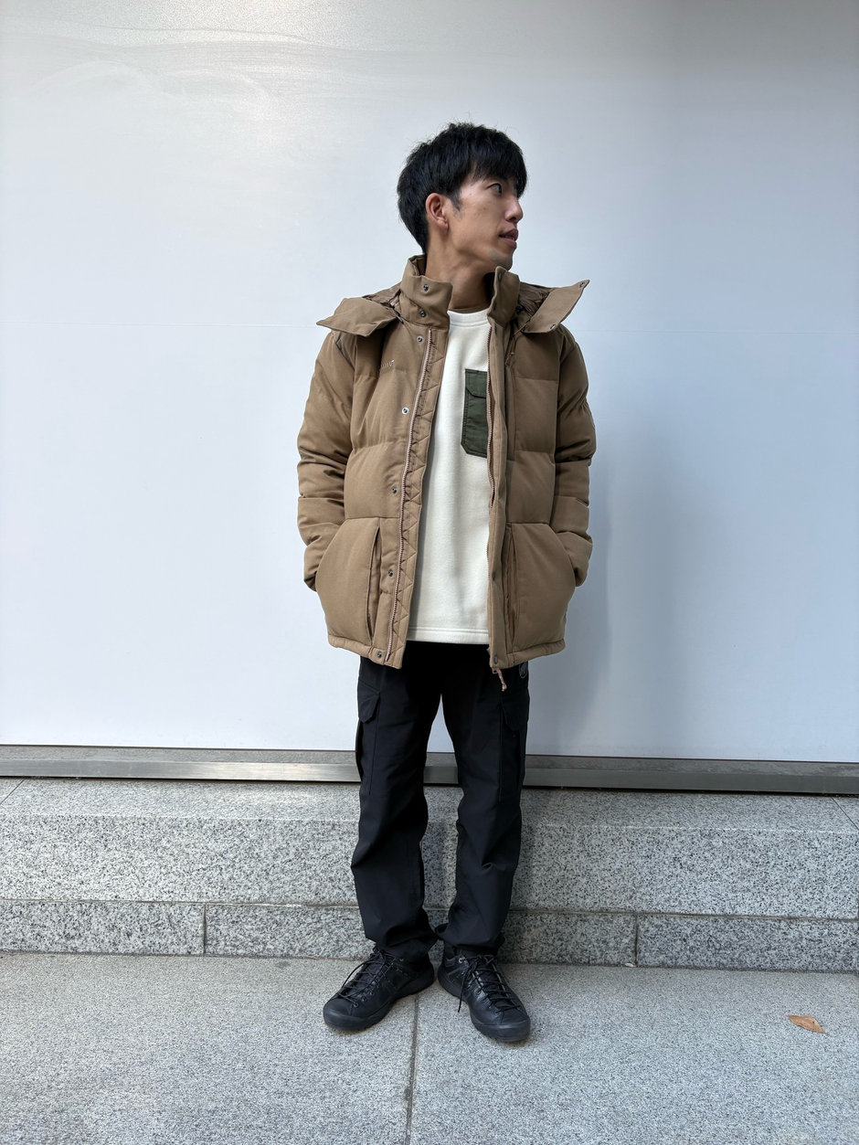 東北の冬は寒いのでフリース in ダウンで！ Kawamura